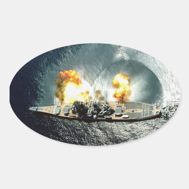 Firing Full Broadside Stickers (Front)