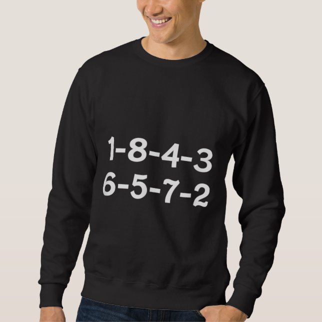 Firing Order Small Block Engine V8 Big Block Sweatshirt (Front)