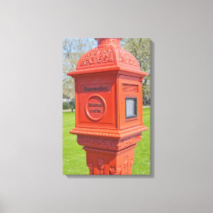Firre Alarm Box Canvas Print