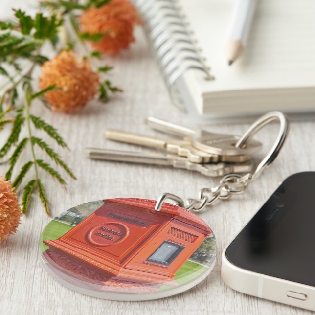 Firre Alarm Box Key Ring (Front Right)