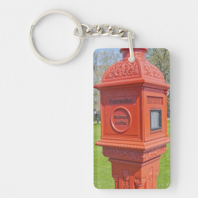 Firre Alarm Box Key Ring (Front)