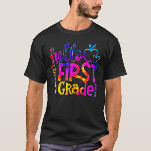 First 1st Grade Teacher First Day Back To School T T-Shirt