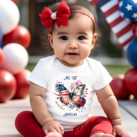 First 4th of July American Flag Butterfly Name