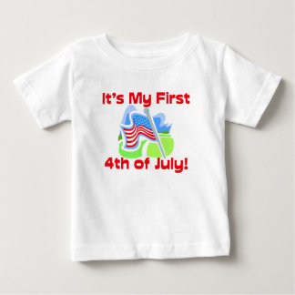 First 4th of July, Cute Baby T-Shirt