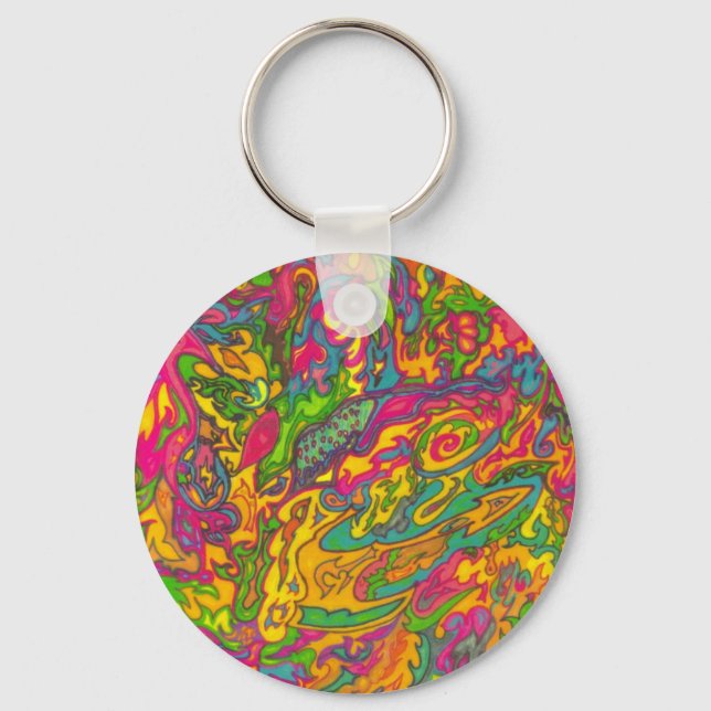 First Abstract Key Ring (Front)