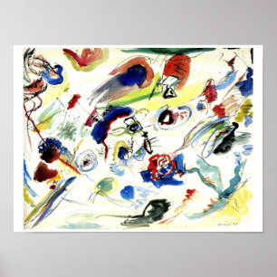 First Abstract Watercolor by Wassily Kandinsky Poster
