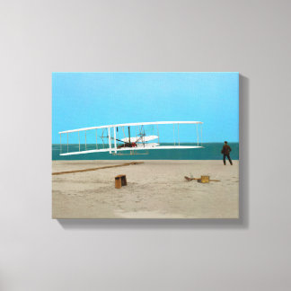 First Aeroplane Flight Wright Brothers Canvas Print