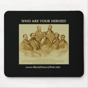 First African American Senator & Congressmen Mouse Mat
