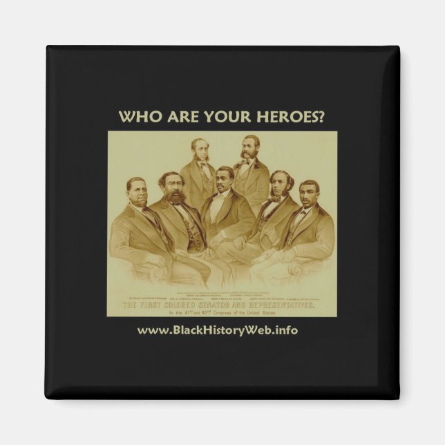 First African American Senator & Representatives Magnet (Front)