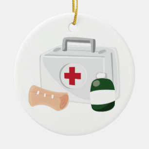 First Aid Ceramic Tree Decoration