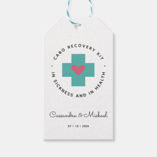 First Aid Destination Wedding Recovery Kit   Cabo Gift Tags
