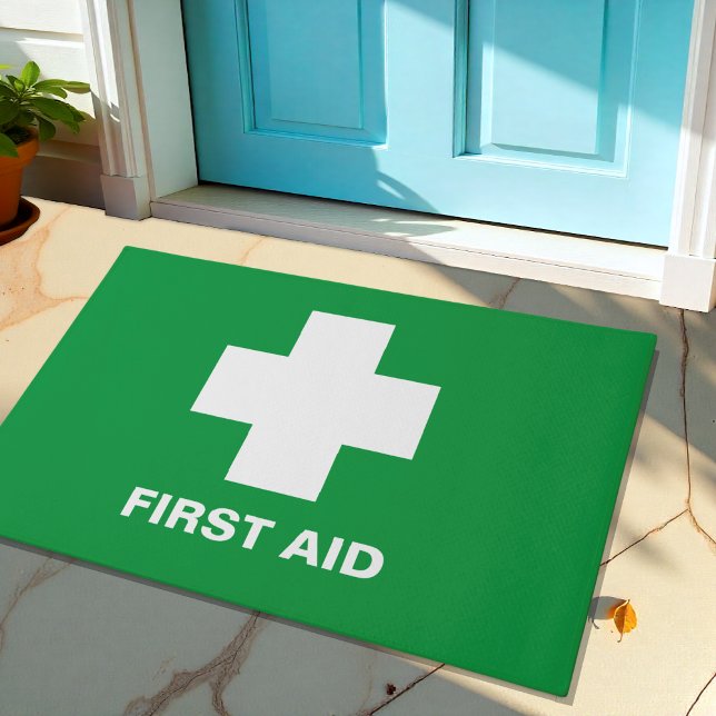 First Aid & Emergency, Doctor's office Doormat (Creator Uploaded)