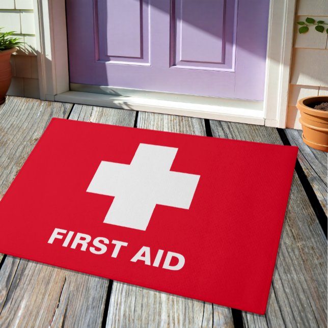 First Aid & Emergency, Doctor's office Doormat (Creator Uploaded)