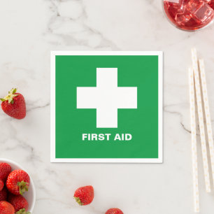 First Aid & Emergency Party Help / barbecue Napkin