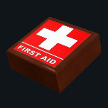 First Aid Gift Box<br><div class="desc">Use this beautiful wooden jewellery box as your first aid box !</div>