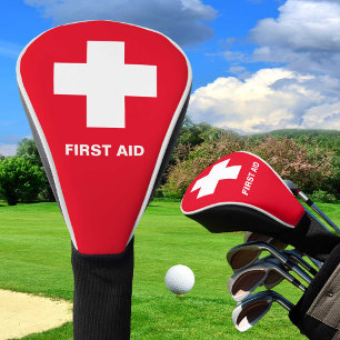First Aid Golf Cover, Emergency, Help Golf Head Cover