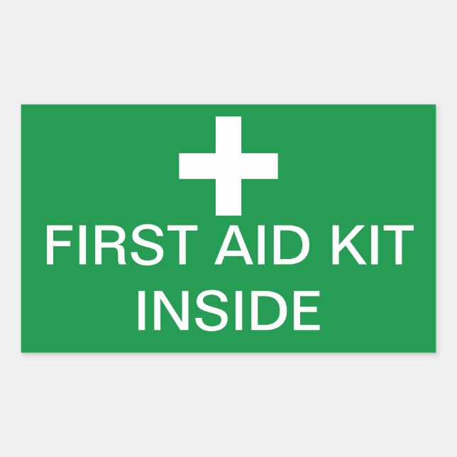 First Aid Kit Inside Sticker (Front)