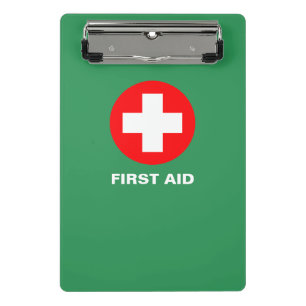 First Aid - Medic (cross) - Ambulance, Help Mini Clipboard