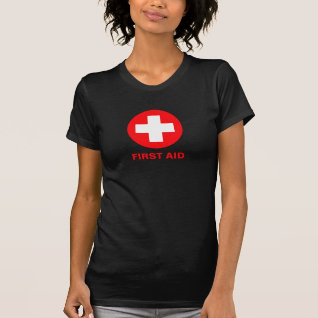 First Aid - Medic (Cross) - Ambulance, Help T-Shirt (Front)