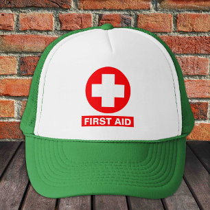 First Aid - Medic (Cross) - Ambulance, Help Trucker Hat