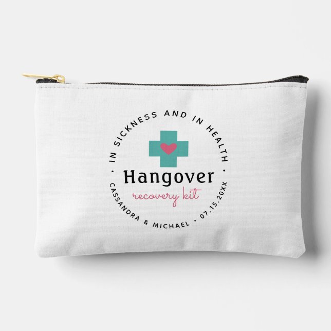 First Aid  Recovery Kit | Wedding Favour Accessory Pouch (Front)