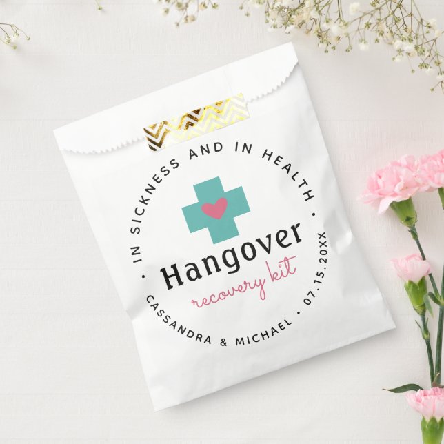 First Aid  Recovery Kit | Wedding Favour Bags (Sealed)