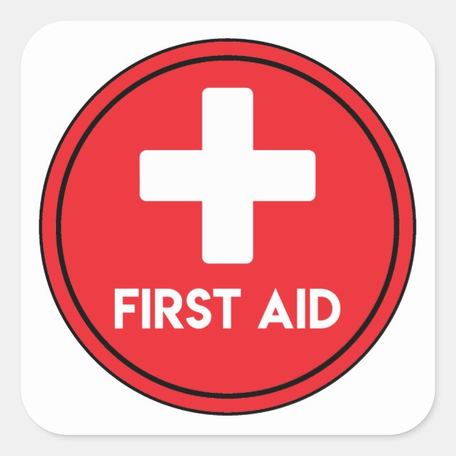 First Aid STICKER (Front)