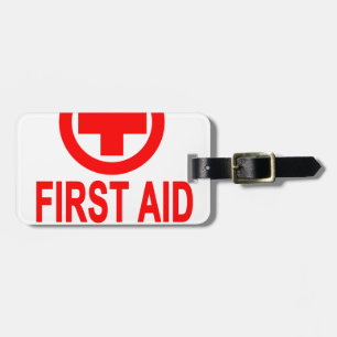First aid Women's T-Shirts.png Luggage Tag