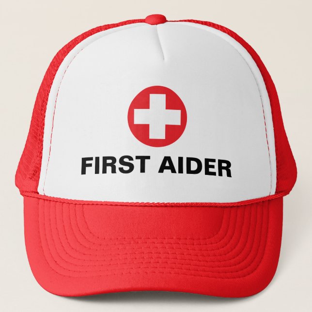 First Aider Trucker Hat (Front)