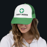 First Aider Trucker Hat<br><div class="desc">First Aider hat</div>