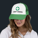 First Aider Trucker Hat<br><div class="desc">First Aider hat</div>