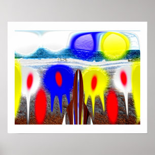 First Alien Invasion art Poster