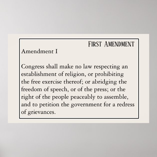 first amendment freedom of speech limitations