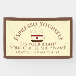 First Amendment: Espresso Yourself Banner