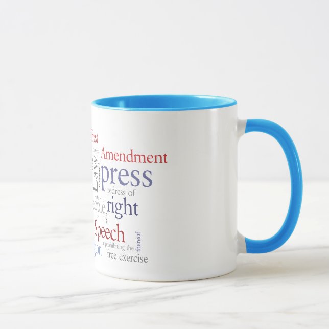 First Amendment Free Speech: Journalist, Lawyer's Mug (Right)