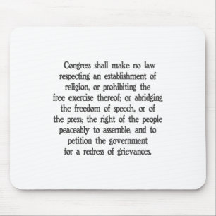 First Amendment Mouse Mat