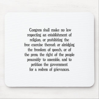First Amendment Mouse Mat