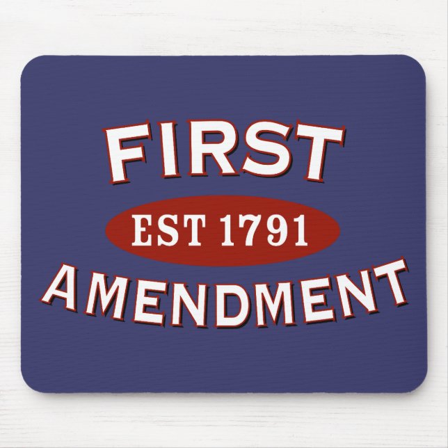 First Amendment Mouse Mat (Front)