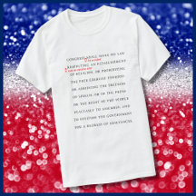 First Amendment Revision Democracy T-Shirt