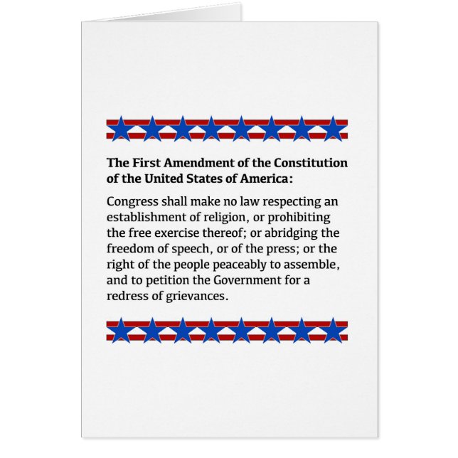 First Amendment Rights (Front)
