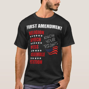 First Amendment Rights Audit United States Constit T-Shirt