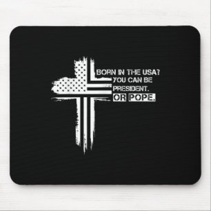 First American Pope Leo Cardinal Robert Prevost Xi Mouse Mat