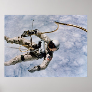 First American Spacewalk (Gemini 4) Poster