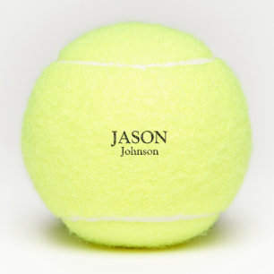 First and Last name Personalised Tennis Balls