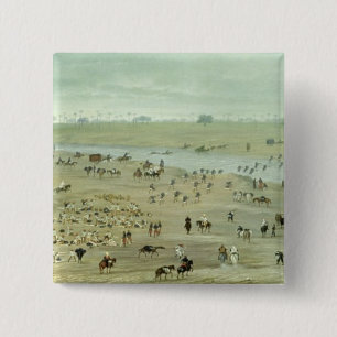 First and Second Corps of the Army Ready for atten 15 Cm Square Badge