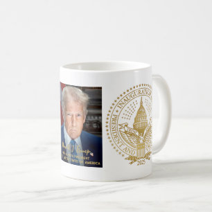 First and Second Inaugural Seal Donald Trump Coffee Mug