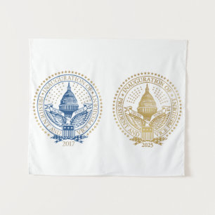 First and Second Inauguration of President Trump Tapestry