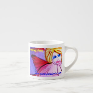 ...first angel...art by Jutta Gabriel... Espresso Cup