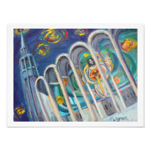 First Baptist Church Print