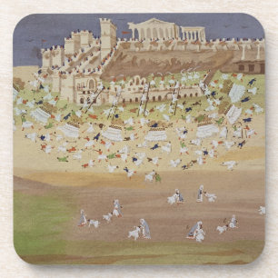 First battle of Athens in 1826, from the Pictorial Coaster